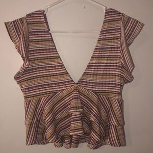 Flowy crop top